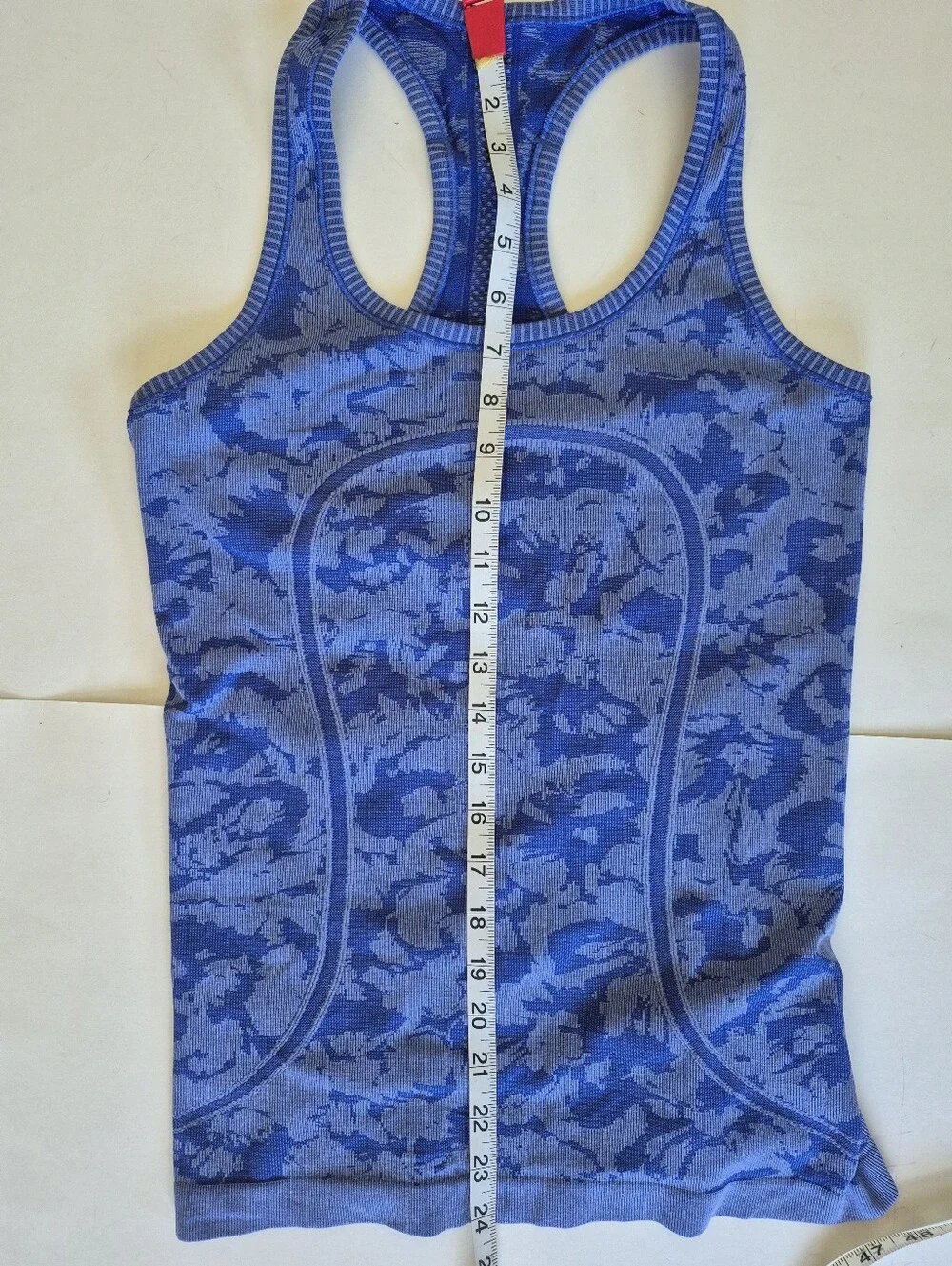Lululemon Top Swiftly Tech Blue Racerback Size 6